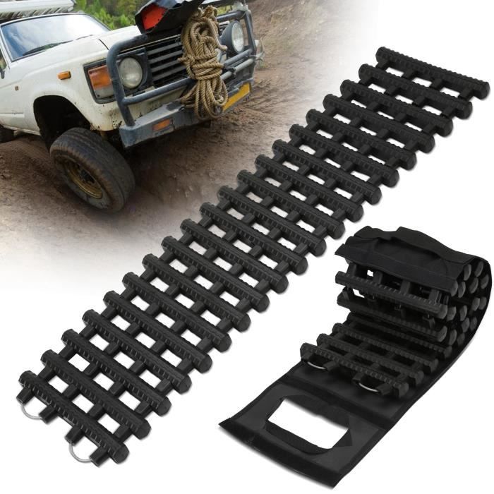 2 Tavolette Di Recupero HDPE Per Fuoristrada - Antiscivolo Per Fanghiglia E Sabbia (Nero) - Foto 8