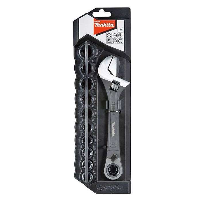 Clé à molette multifonction Makita 200mm Ouverture 30mm Idéale pour bricolage