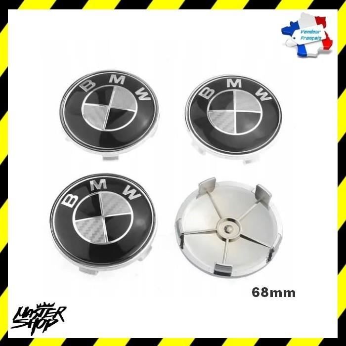 Cache moyeu bmw carbone 4pcs 68mm Cdiscount Auto
