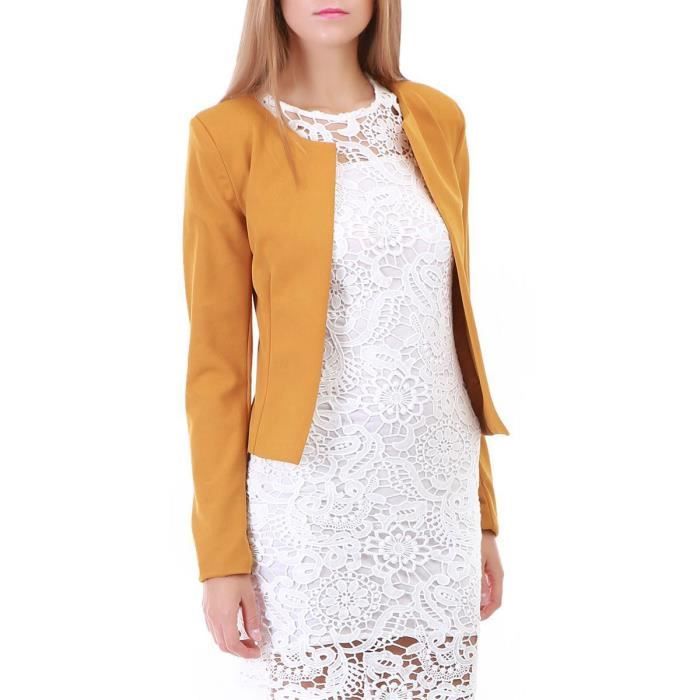 Bolero jaune hotsell moutarde