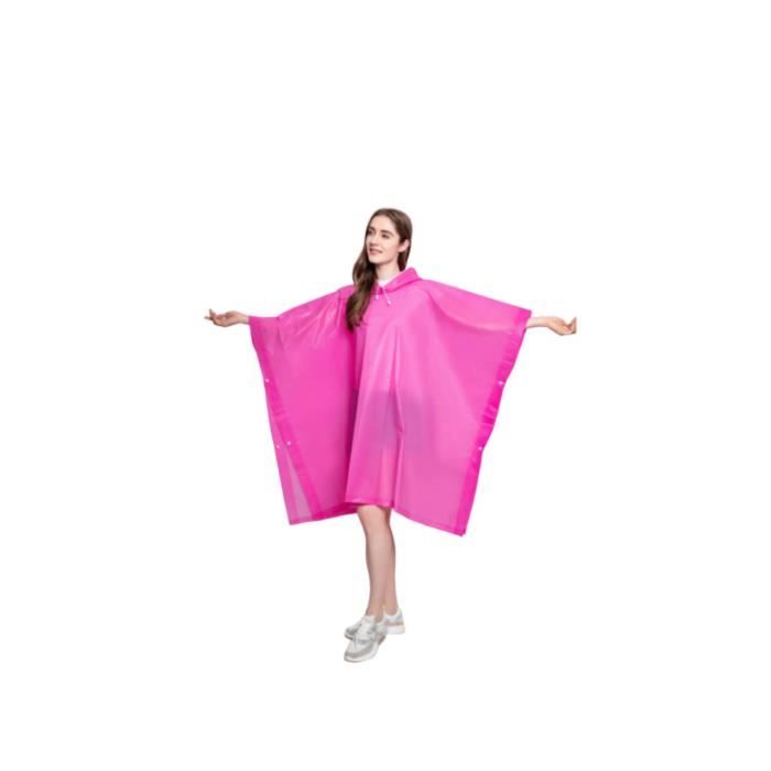 Lot De 2 Ponchos De Pluie Réutilisables EVA - Imperméables, Légers, Pour Festivals, Rando, Camping - Homme/Femme