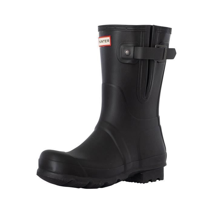 Bottes Wellington Courtes Originales Hunter Homme Noir