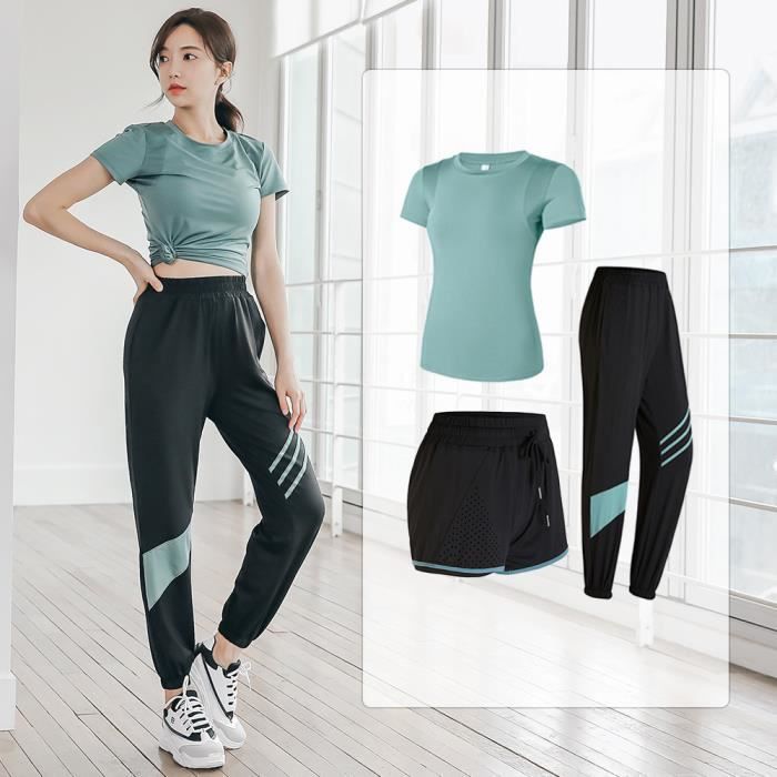 CHRLEISURE-Ensemble De Yoga Pour Femme,leggings Taille Haute,sans Couture,élasticité,push Up