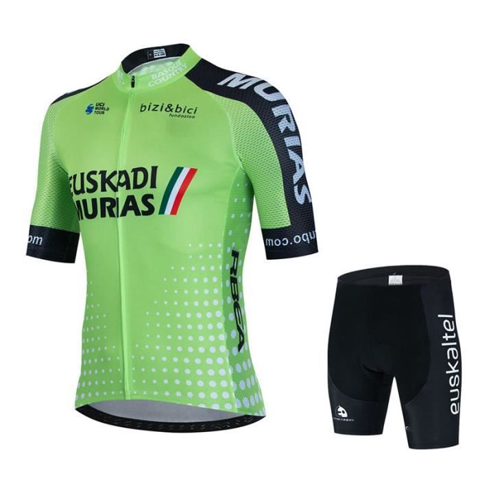 Alpecin Fenix-Ensemble de maillot de cyclisme pour homme, chemises de