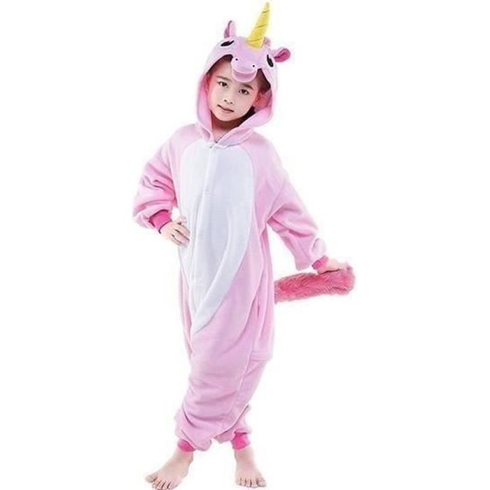 Kigurumi Pyjama Enfant D guisement Licorne Combinaison