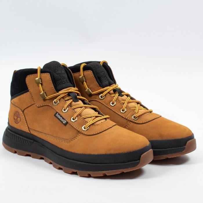 Basket montante homme TIMBERLAND Field trekker mid hiker wheat nubuk Marron Daim Nubuck Marron Cdiscount Chaussures