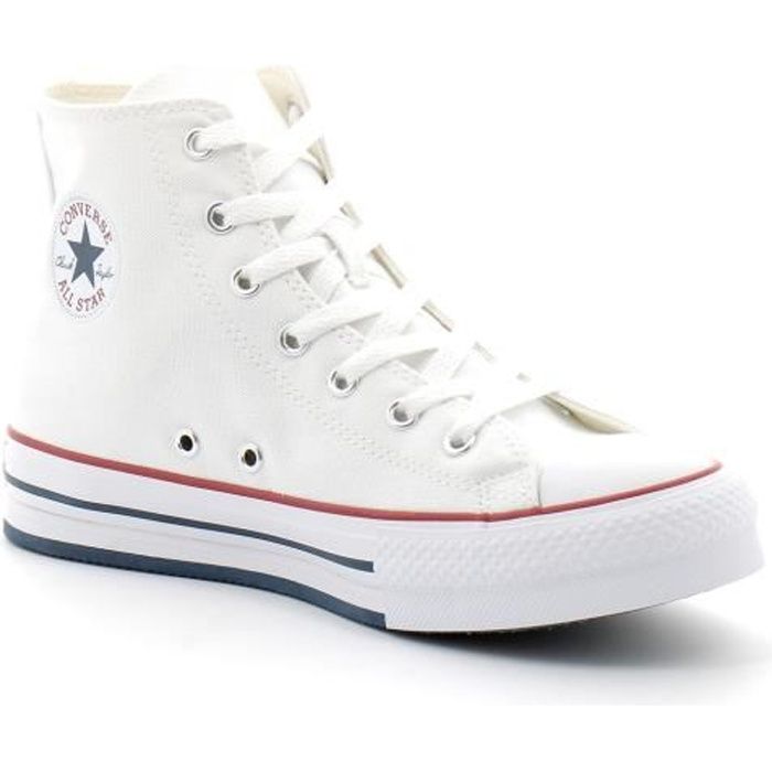 Converse haute online blanche cdiscount