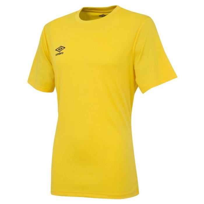Maillot De Football Vintage Umbro Années 90 - Taille L, Jaune, Manches Longues - Neuf Avec étiquettes