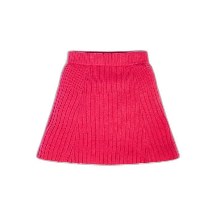 Jupe Fille Crazy 8 – Grise à Pois Roses, Taille 8, Coton Brossé, Très Bon état