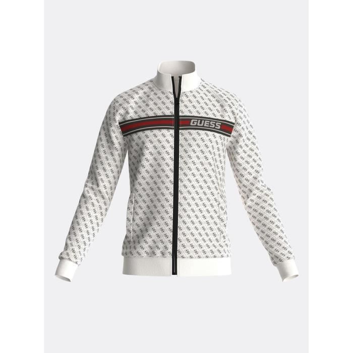Veste de Survetement Guess Korbin Z2BQ06 P084 blanche. M