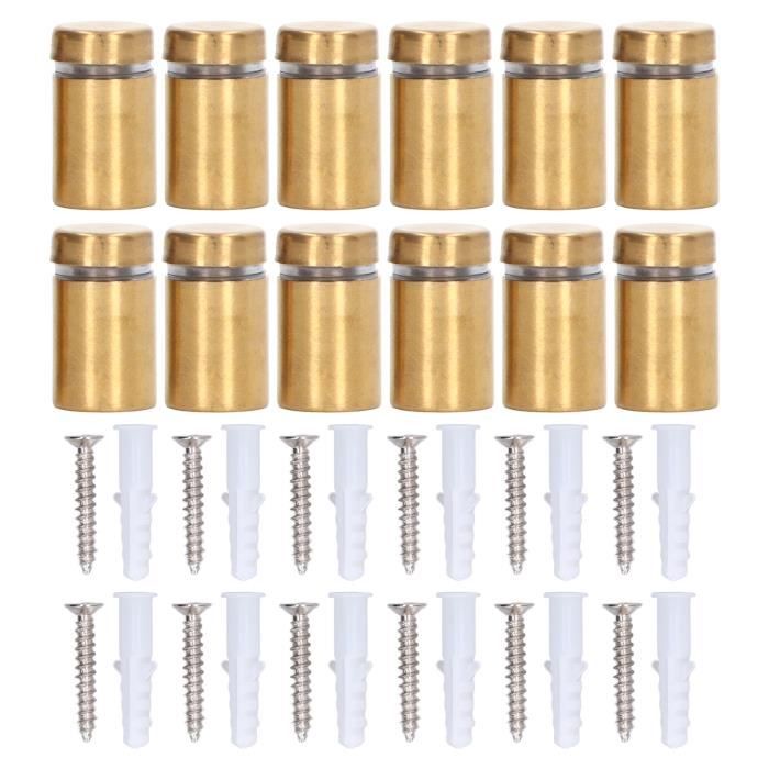 Lot de 2 Étagères angle acrylique transparent - Fixation Adhésive ou