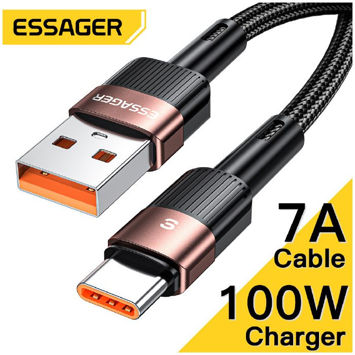 Câble De Recharge 3 En 1 Tressé – USB-C / Micro-USB – 1,2 Mètres – Charge Rapide