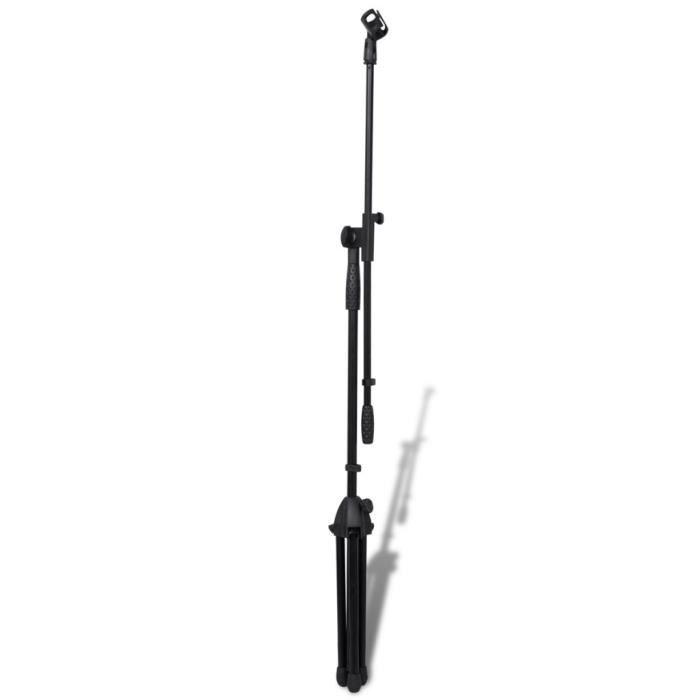 Pied De Micro Réglable Pied De Microphone Réglable Kit De Support De
