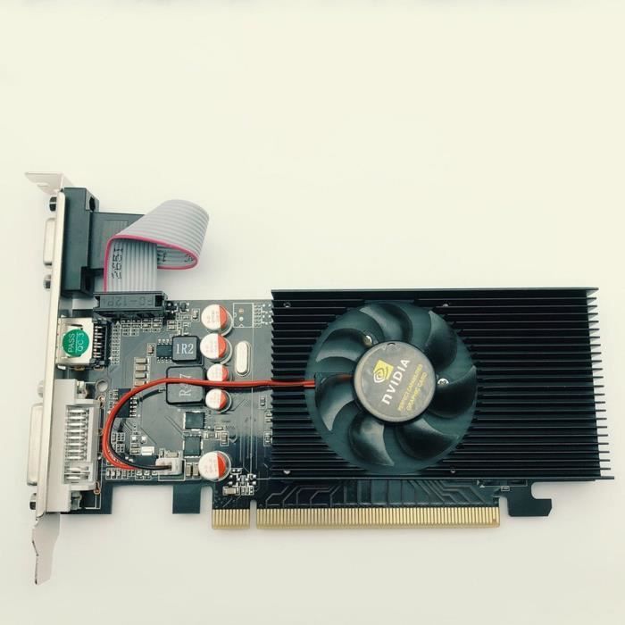 GeForce GT210 1GB 64 bits VGA DVI Video Carte Video Graphiques de jeu Cdiscount Informatique