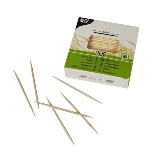 Cure dents, bois rond 6,7 cm en boîte (15000 unités) main image 1