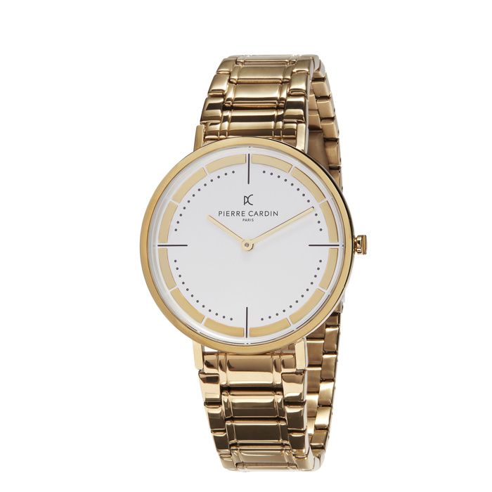 Montre Femme Pierre Cardin Belleville Tribute CBV.1121 - Boîtier Or 36 Mm - Quartz - Neuf