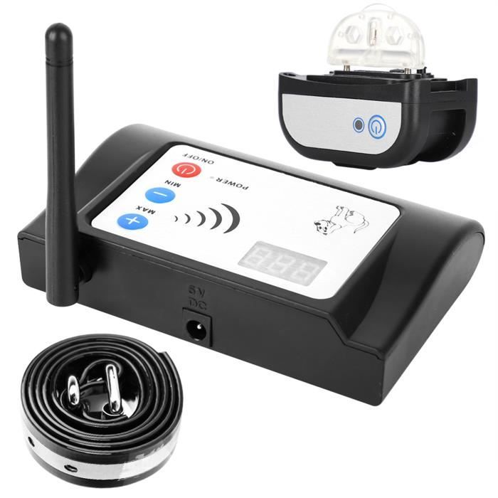 Comparer les prix de LAM-collier de chien électronique Collier de dressage de chien rechargeable Système de clôture électronique sans fil pour