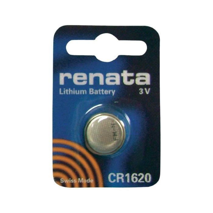 Renata CR1620 Lot de 2 piles au lithium 3V - Cdiscount Jeux - Jouets