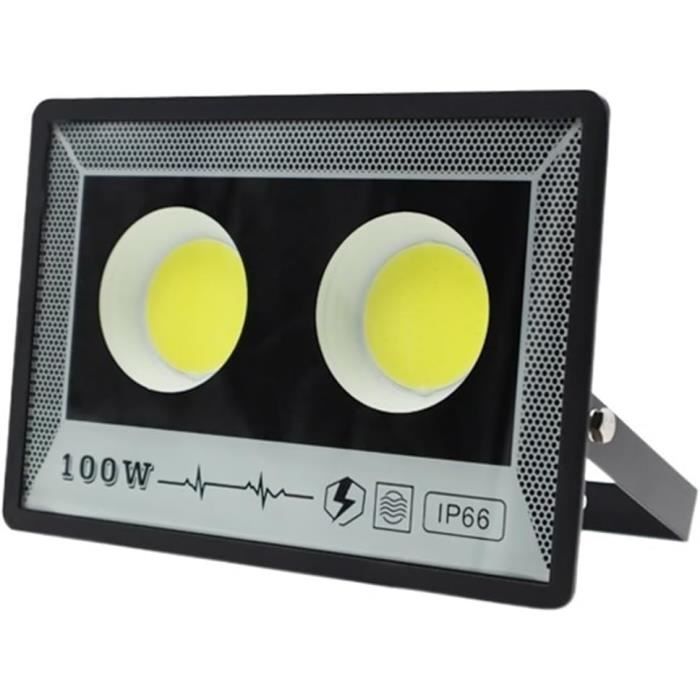 Projecteur LED Extérieur IP66 - 10W à 500W - Aluminium Et Verre Trempé - Installation Facile
