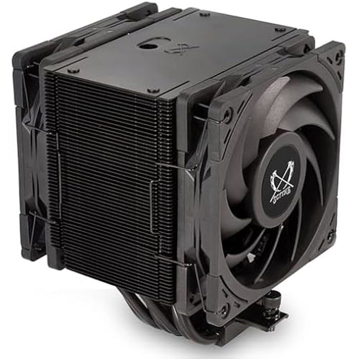 Dissipateur thermique - Scythe Mugen 6 Dual Fan Black Edition - Noir - Aluminium et cuivre - Silencieux