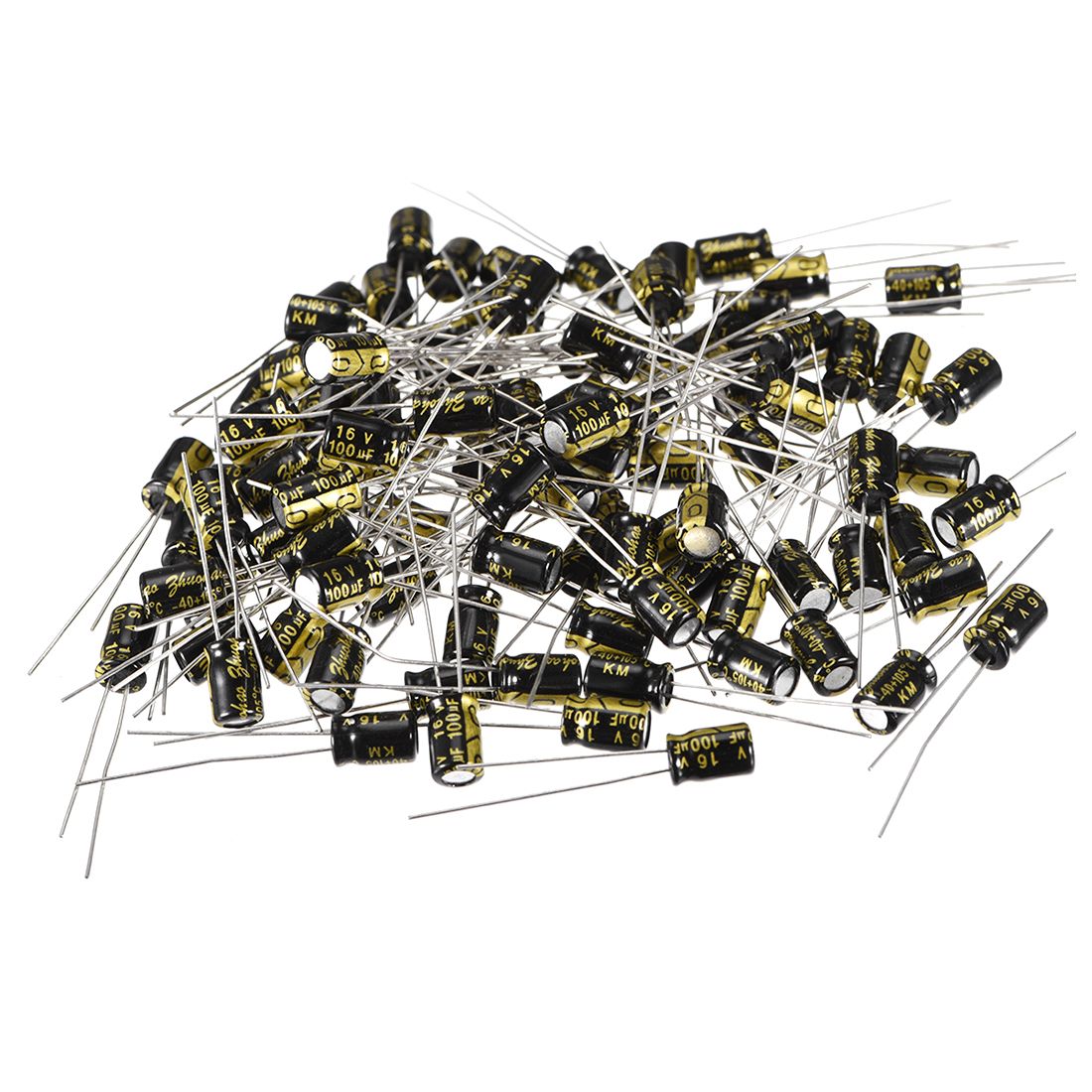 30 Condensateurs électrolytiques 330uF 35V 105°C - Uxcell, 8x16mm, Lot Neuf