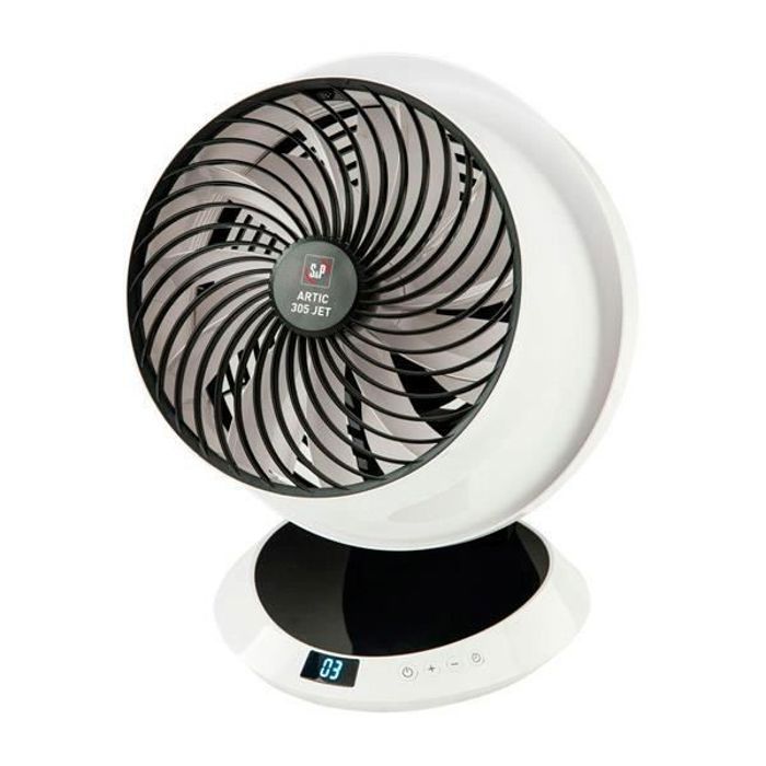 Ventilateur de Bureau S&P 305JET 30W Blanc