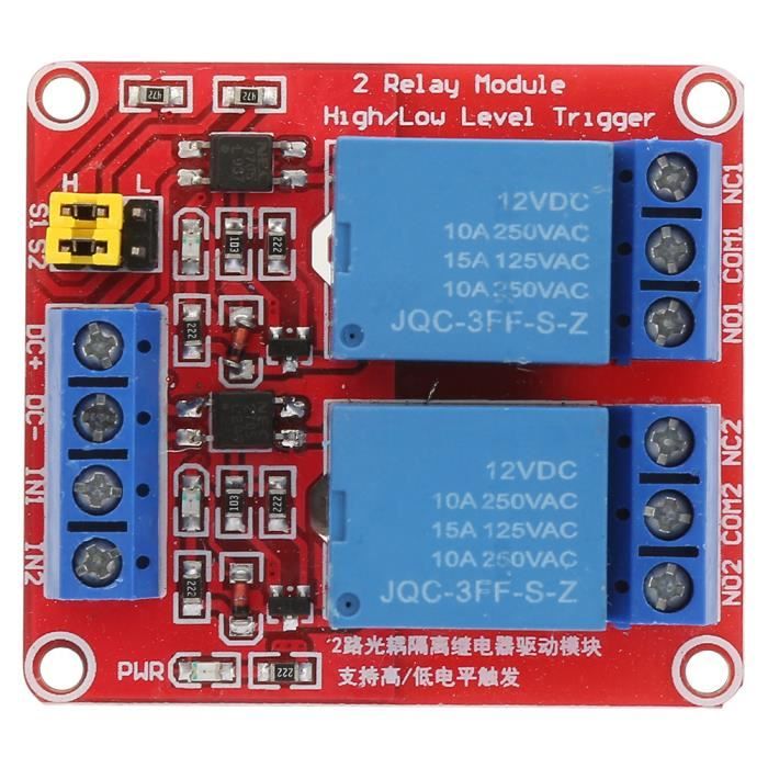 DollaTek Module d'isolation optocoupleur à 3 canaux, module de test de carte isolée AC 220 V sans support de carte PCB module de détection AC