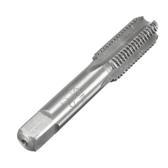Taraud Machine Métrique Gauche M12 Pas 1.25 H2 4 Flûtes Acier Rapide HSS