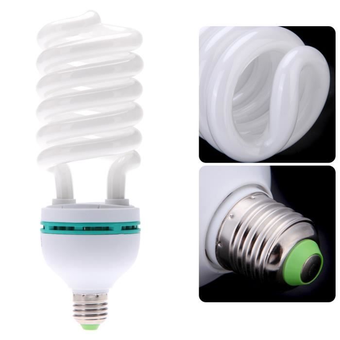 Lampe Led Raleno Softbox Review E27 5500K 50W = 135W Photo Studio Ampoule Vidéo Lampe Photographie Lumière Du Jour Lampe De L'ampoule E27 135W Ampoule Eclairage Continu Pour Softbox Parapluie Ampoule Lumière