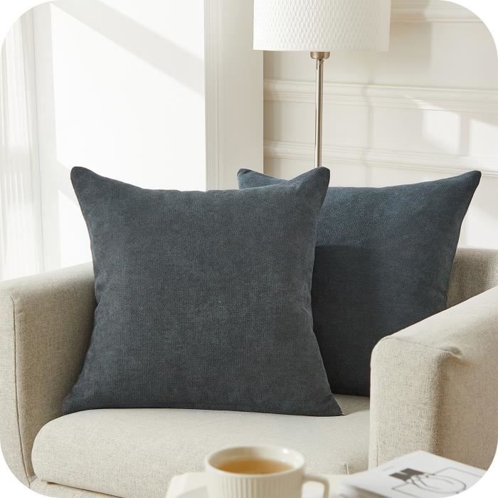 coussins gris