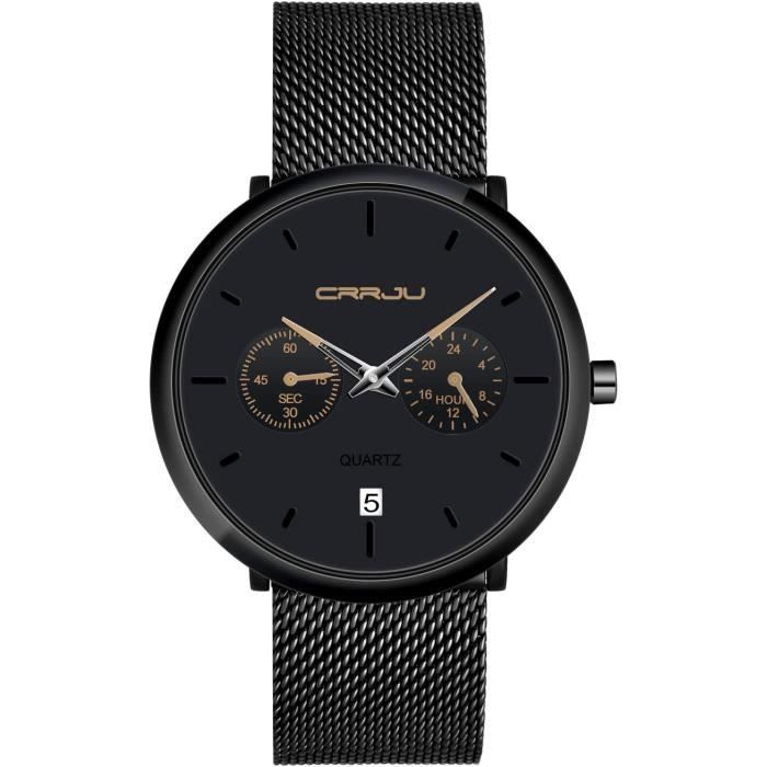 YIN Montre Analogique Montre-bracelet à Bracelet Ouvert En Alliage De