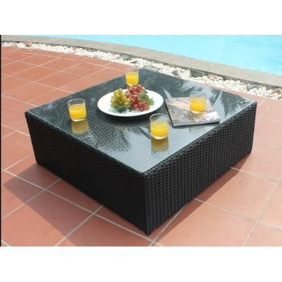 Table Basse En Resine Tressee Grise Varadero Achat Vente Table Basse Jardin Table Basse En Resine Tressee Grise Varadero Cdiscount