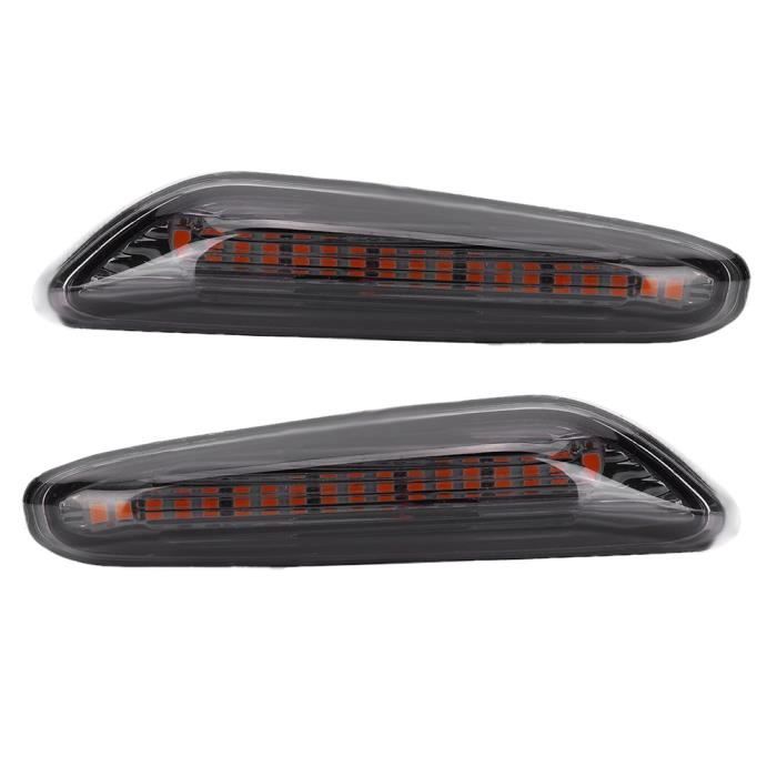 Feux De Position Latéraux LED Ambré Pour BMW E87/E92 - 1 Paire - PMMA/ABS - 12V 3W - Neuf