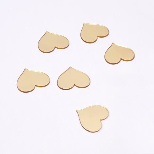 Miroir Acrylique En Forme De Cœur – Diamètre 20 Cm – Réflexion Haute Définition, Décoration élégante Pour Intérieur