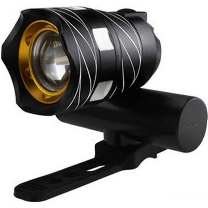 Lampe VTT LED Puissante YWEI Phare Velo XML T6 Rechargeable Etanche Cdiscount Sport