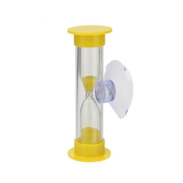 5 Sabliers 3 Minutes Colorés - Minuteur Brossage Dents Enfant Avec Smileys - Apprentissage Temps & Hygiène