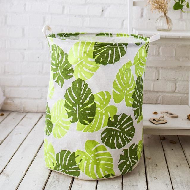 danpinera Panier à Linge 64L en Coton Tressé, Grand Panier de Rangement avec Poignées Renforcées, Panier à Lessive Stable pour Chambre Salle de Bain Buanderie, Panier de Lavage Durable, Blanc&Kaki