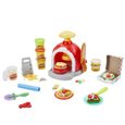 Play-Doh Four à pizza, Pâte à modeler, Machine à café jouet pour enfants dès 3 ans, Kitchen Creation-1