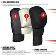 MMA RDX Gloves, UFC gloves for Grappling, Boxing Fighting Glove for Sparring, Cage Fighting Gloves, noir-1