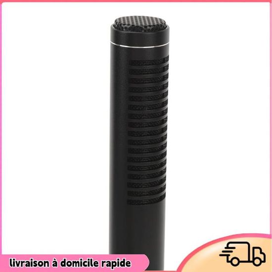 Microphone Fusil XLR Cardioïde Professionnel - Micro Condensateur Pour Interview, Vidéo, Caméra, Journalisme
