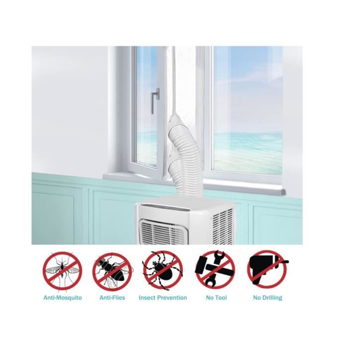 Joint De Fenêtre Pour Climatiseur Mobile - 4 Mètres, Facile à Installer, Compatible Toutes Marques