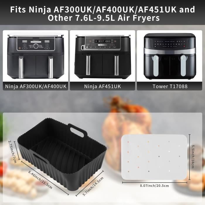 Instructions pour friteuse à air NINJA Foodi MAX Dual Zone 9.5L AF400UK
