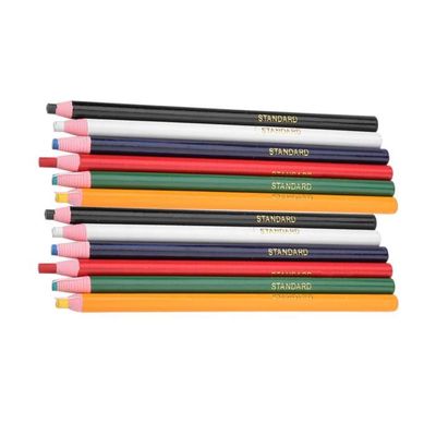12 Crayons à Coudre Effaçables - Craies Tailleur Précision Bleu Noir Blanc Pour Tissu