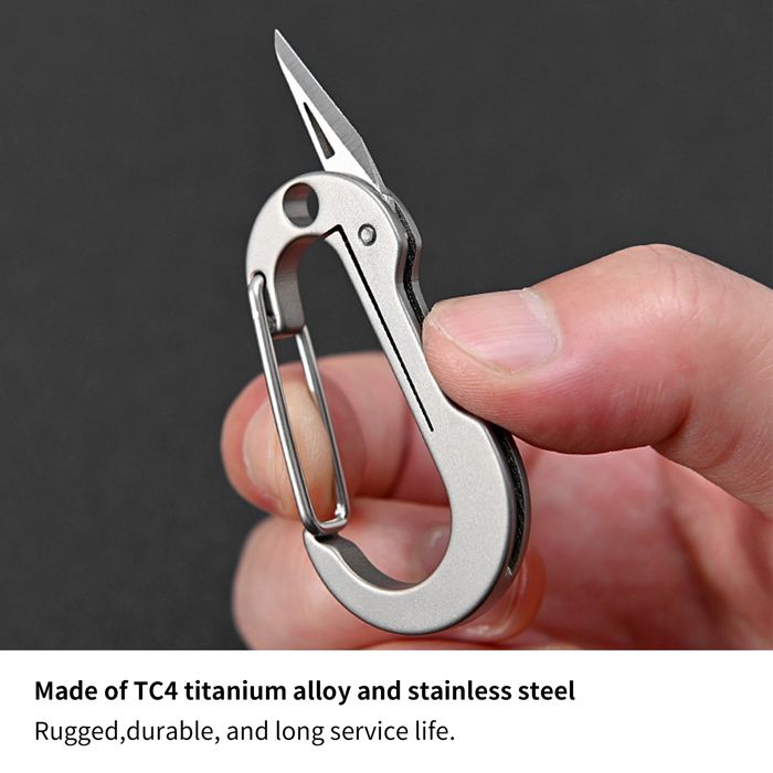 Mini pied de biche en alliage de titane, équipement de Camping, clé multi-outils Portable EDC, outil de survie multifonctionnel, ouvre-bouteille d'extérieur  1420