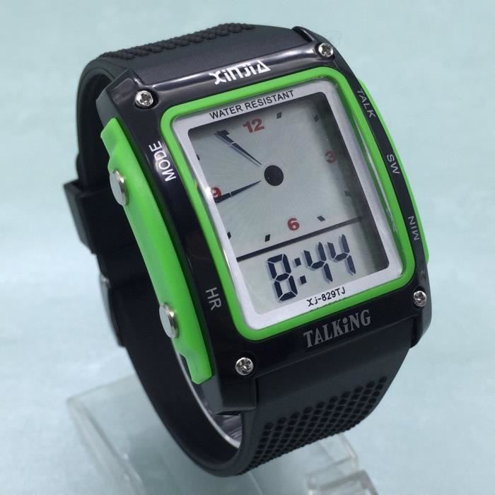 Montre Parlante en Espagnol pour aveugles Enfants ET Les