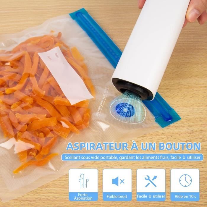 Sac alimentaire sous vide sale reutilisable