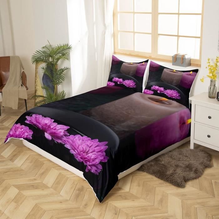 Sets De Housse De Couettes 220 X 240 Cm + Lot 2 Taies D'Oreillers 51 X