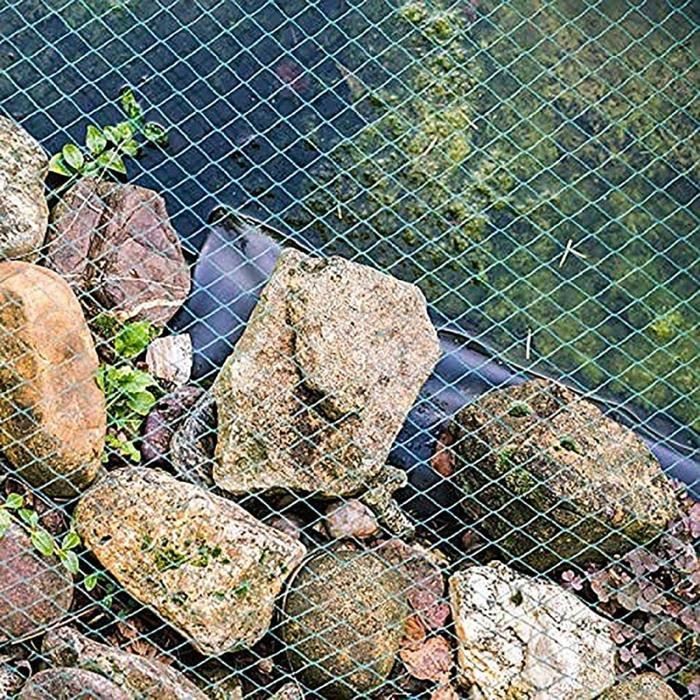 Filet d'étang 2x10M Filet de bassin Filet de jardin vert Filet anti-o Filet  de couverture d'étang de jardin Filet maille protéger - Cdiscount Jardin