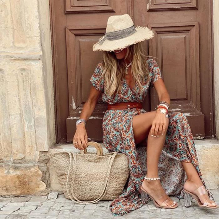 Robe bohème femme outlet