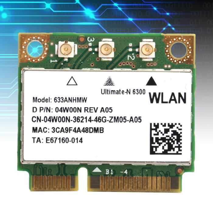 Carte Réseau Sans Fil - SHIPENOPHY - 633anhmw - PCI-E - 450 Mbps - 2,4 ...
